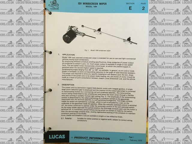 Lucas Sales Brochure Page 1